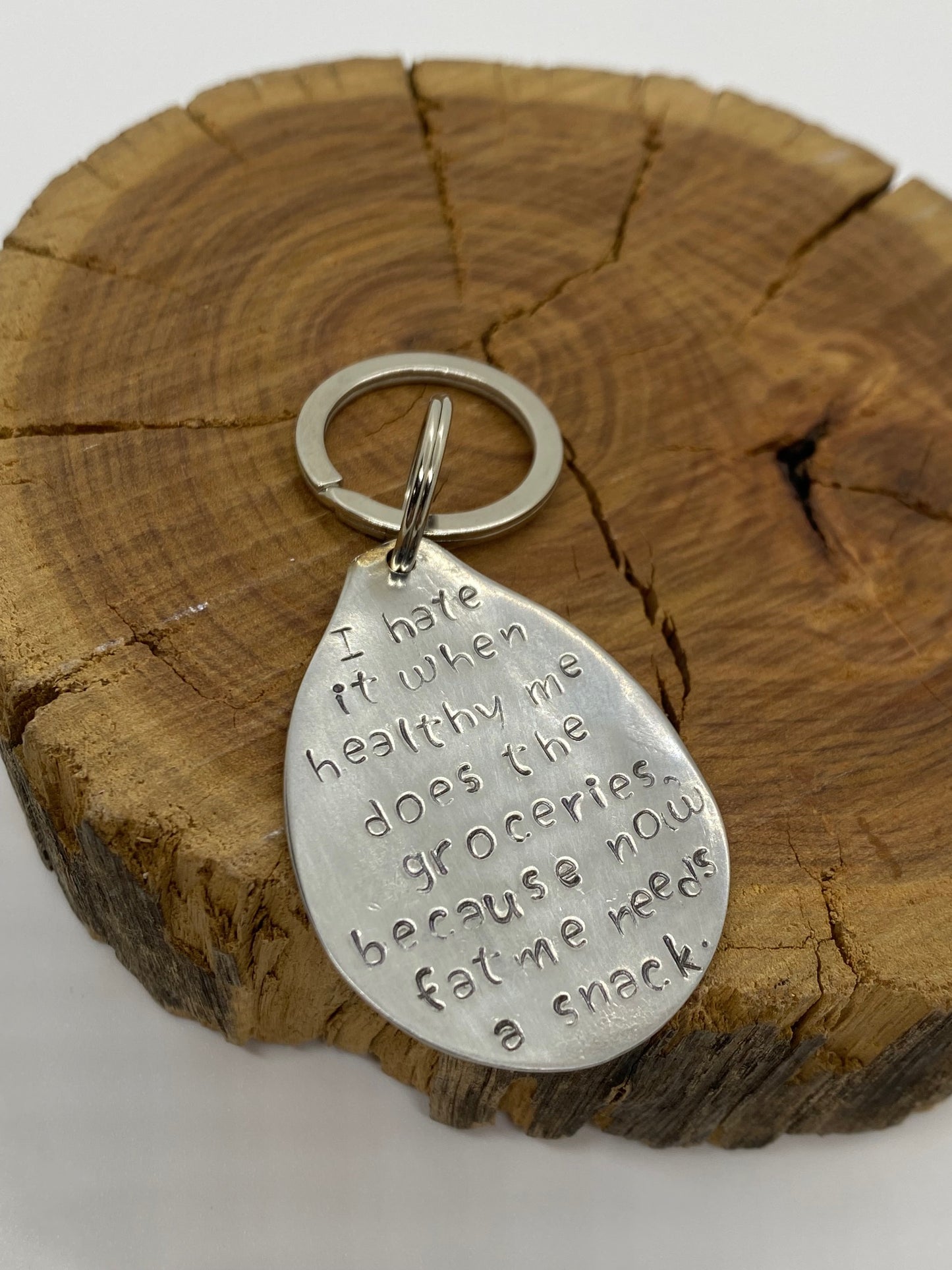 I hate it when healthy me does the groceries, because now fat me needs a snack